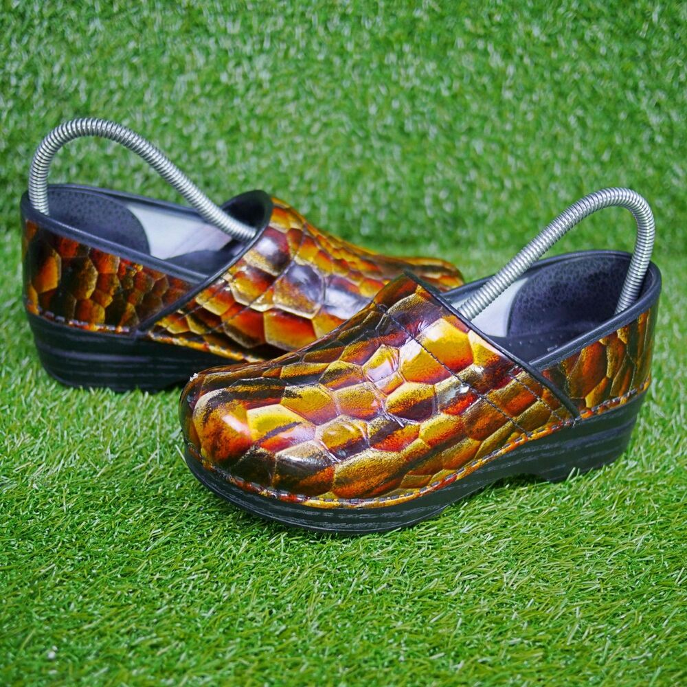 Dansko Professional Clogs -"Tiger's Eye"- Women's Size EU‎ 38 (US 7.5)
